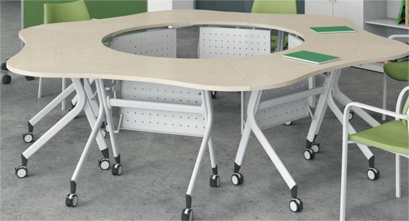 Custom Folding Training Desk for Conference and Classroom Use (5)